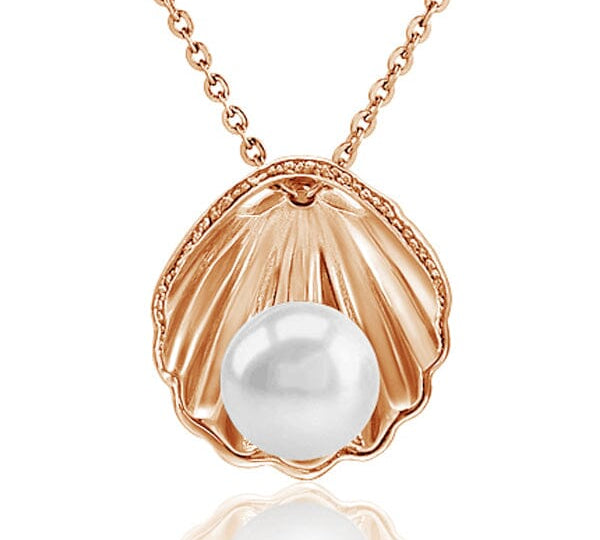 Pearl Surf Shell Pendant Pendant Island by Koa Nani Akoya Pearl 