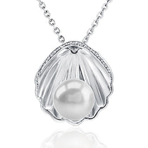 Pearl Surf Shell Pendant Pendant Island by Koa Nani Akoya Pearl 