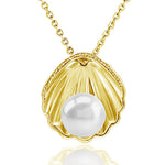 Pearl Surf Shell Pendant Pendant Island by Koa Nani Akoya Pearl 