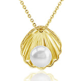 Pearl Surf Shell Pendant Pendant Island by Koa Nani Akoya Pearl 