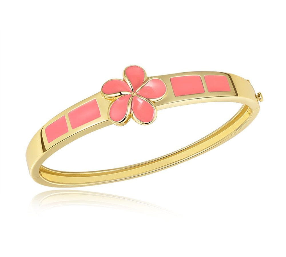 Pink Coral Pua Melia Bangle Bangle Island by Koa Nani 
