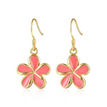Pink Coral Pua Melia Hook Earrings Earrings Island by Koa Nani 18mm 