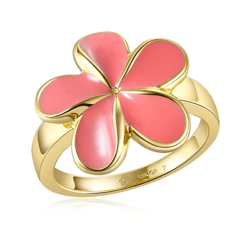 Pink Coral Pua Melia Ring Ring Island by Koa Nani 7 