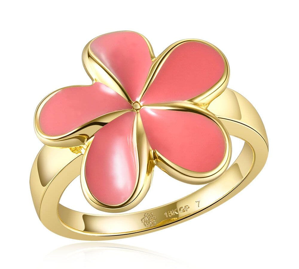 Pink Coral Pua Melia Ring Ring Island by Koa Nani 8 
