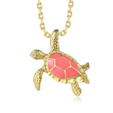 Pink Coral Waimanalo Honu Necklace Necklace Island by Koa Nani 