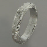 Platinum Nalu Diamond Ring Ring Island by Koa Nani 