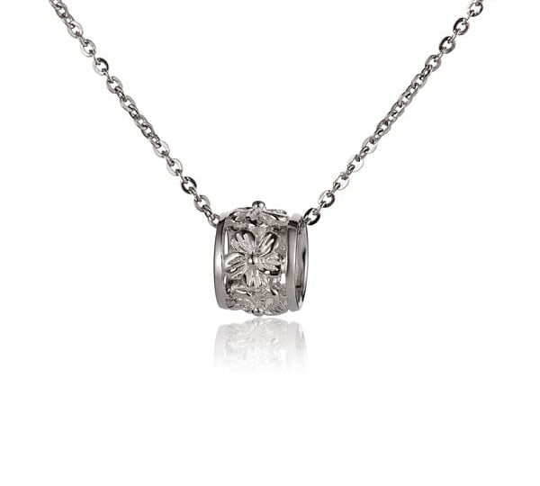 Plumeria Barrel Pendant Pendant Island by Koa Nani Style 1 