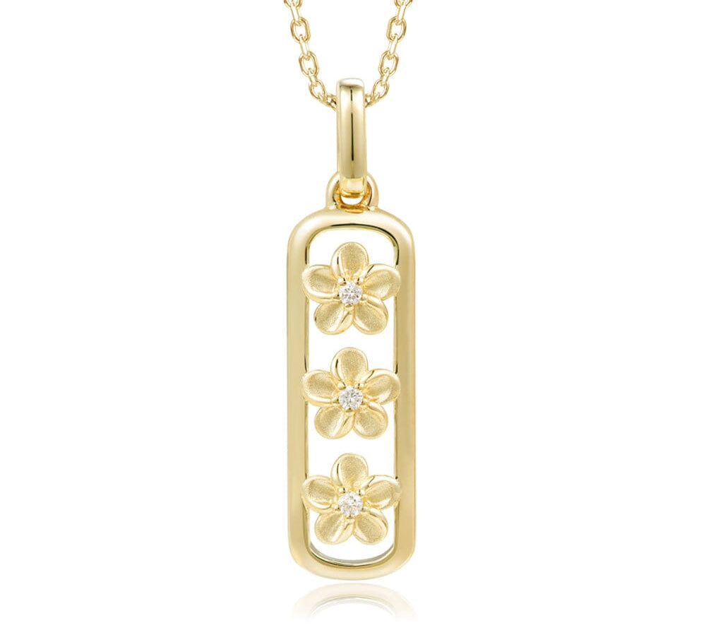 Plumeria Ohana Pendant Pendant Island by Koa Nani 
