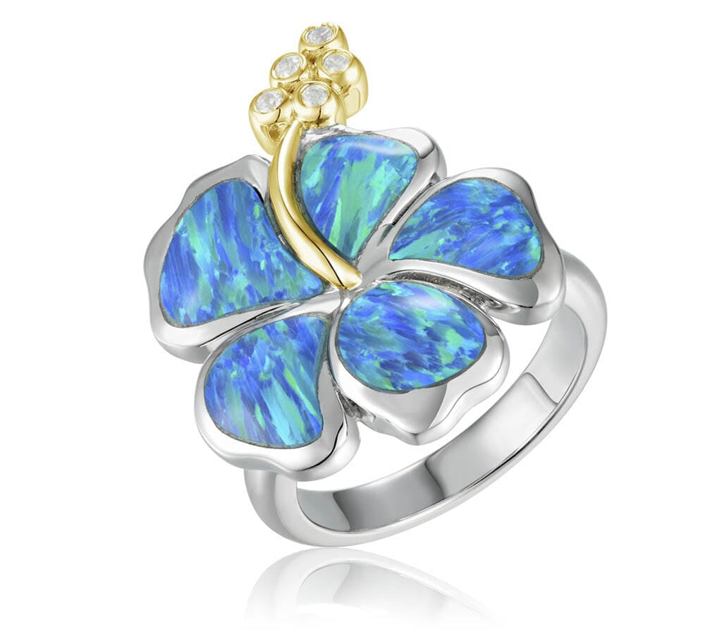 Prismé Opal Hibiscus Ring Ring Island by Koa Nani 