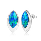 Prismé Opal Mandorla Peacock Earrings Earrings Island by Koa Nani 