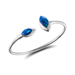Prismé Opal Mandorla Peacock Sleek Bangle Bangle Island by Koa Nani 