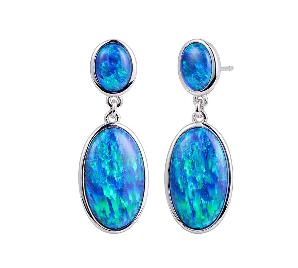 Prismé Opal Oval Bay Splash Earrings Earrings Island by Koa Nani 