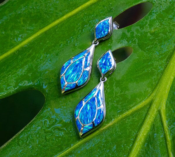 Prismé Opal Peacock Earrings Earrings Island by Koa Nani 
