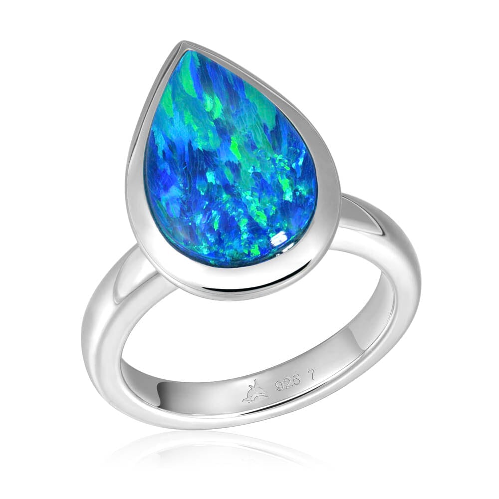 Prismé Opal Teardrop Ring Ring Island by Koa Nani 