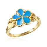 Sea Blue Grand Plumeria Ring Ring Island by Koa Nani 7 
