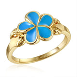 Sea Blue Grand Plumeria Ring Ring Island by Koa Nani 9 