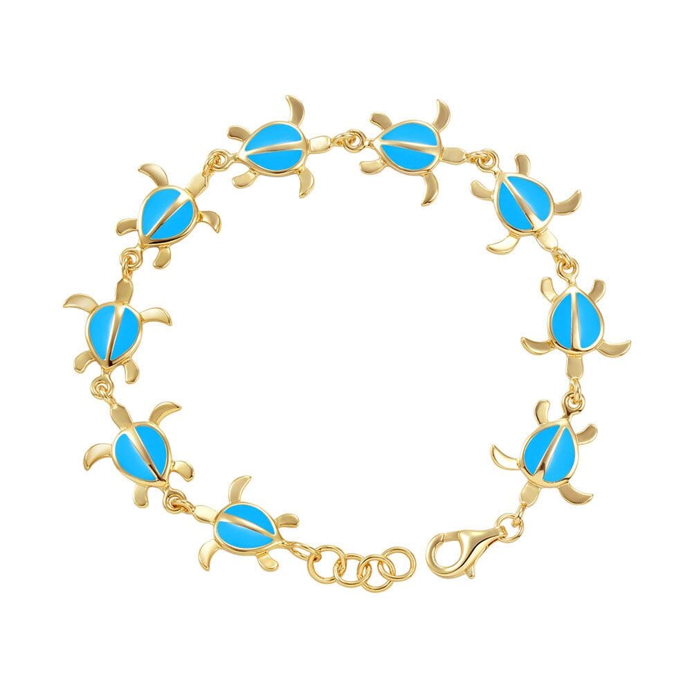 Sea Blue Honu Bracelet Bracelet Island by Koa Nani 