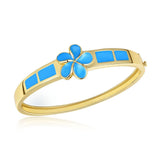 Sea Blue Pua Melia Bangle Bangle Island by Koa Nani 