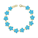 Sea Blue Pua Melia Bracelet Bracelet Island by Koa Nani 