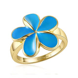 Sea Blue Pua Melia Ring Ring Island by Koa Nani 7 