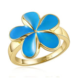 Sea Blue Pua Melia Ring Ring Island by Koa Nani 8 