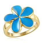 Sea Blue Pua Melia Ring Ring Island by Koa Nani 9 