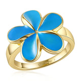 Sea Blue Pua Melia Ring Ring Island by Koa Nani 9 
