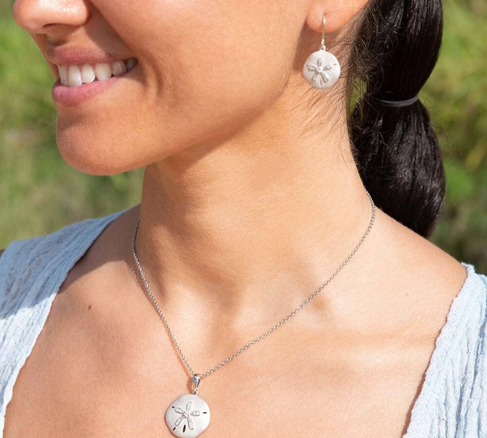 Seashore Sand Dollar Pendant Pendant Island by Koa Nani 