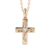 Seraphina Topaz Cross Pendant Pendant Island by Koa Nani Rose Gold Vermeil w/ Topaz 