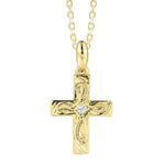 Seraphina Topaz Cross Pendant Pendant Island by Koa Nani Gold Vermeil w/ Topaz 