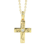 Seraphina Topaz Cross Pendant Pendant Island by Koa Nani Gold Vermeil w/ Topaz 