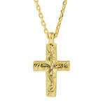 Seraphina Topaz Cross Pendant Pendant Island by Koa Nani Gold Vermeil No Gem 