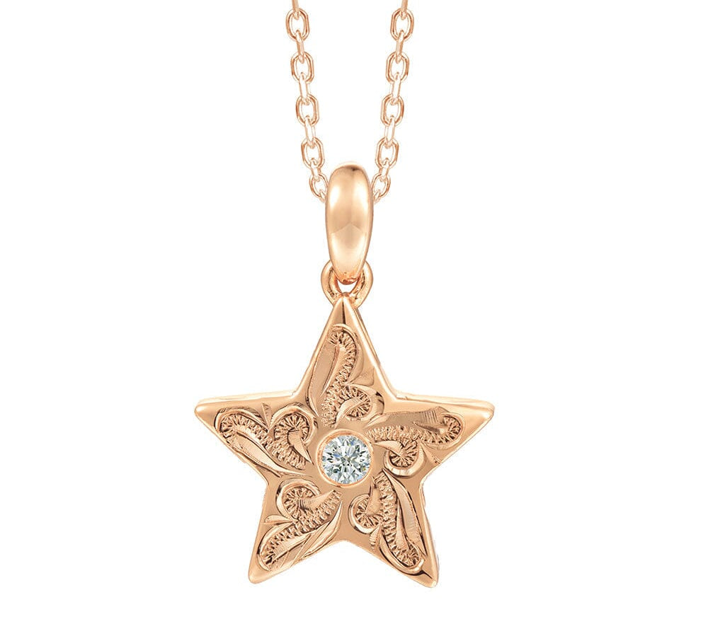 Solara Hoku Pendant Pendant Island by Koa Nani Rose Gold Vermeil 