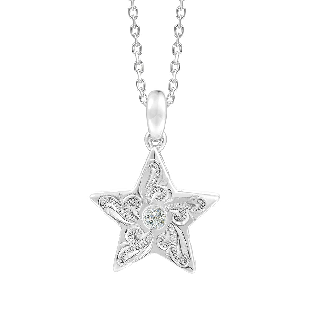 Solara Hoku Pendant Pendant Island by Koa Nani Sterling Silver 