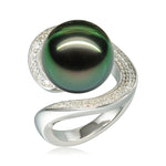 Tahitian Pearl Pacific Elegance Ring Ring Island by Koa Nani 