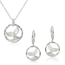 Tranquil Seas Pendant & Earrings Set Other Island by Koa Nani 