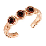 Trio Engraved Toe Ring Toe Ring Island by Koa Nani 