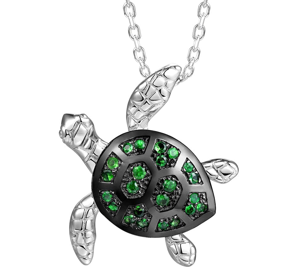 Tsavorite Honu Pendant Pendant Island by Koa Nani 