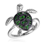 Tsavorite Honu Ring Ring Island by Koa Nani 