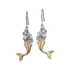 Two-Tone Lanikai Mermaid Earrings Earrings Island by Koa Nani 