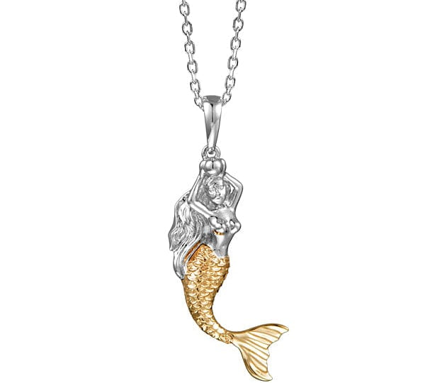 Two-Tone Lanikai Mermaid Pendant Pendant Island by Koa Nani 