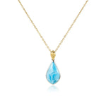 Two-Tone Larimar Mandorla Pendant Pendant Island by Koa Nani 