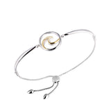 Two-Tone Wave Bolo Bracelet Bracelet Island by Koa Nani 