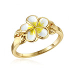 White Grand Plumeria Ring Ring Island by Koa Nani 6 