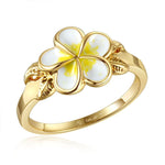 White Grand Plumeria Ring Ring Island by Koa Nani 8 