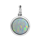 White Opal Circle Charm Other Island by Koa Nani 