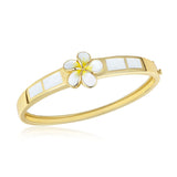White Pua Melia Bangle Bangle Island by Koa Nani 
