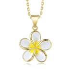 White Pua Melia Necklace Necklace Island by Koa Nani 23mm 