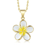 White Pua Melia Necklace Necklace Island by Koa Nani 23mm 