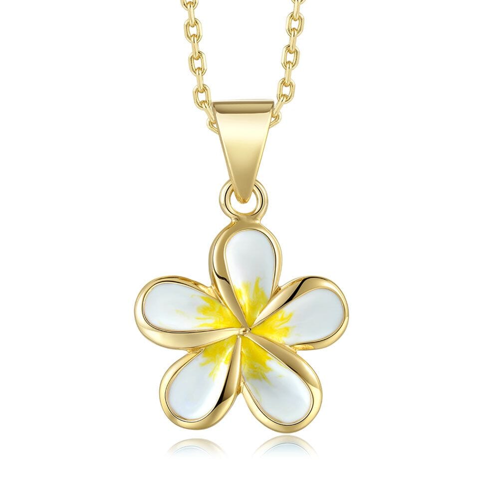 White Pua Melia Necklace Necklace Island by Koa Nani 18mm 